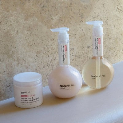 NATURELAB. TOKYO Fuwari Thickening and Conditioning Hair Masque: Deep Hydration, Hair Treatment, Cream Form, All Hair Types