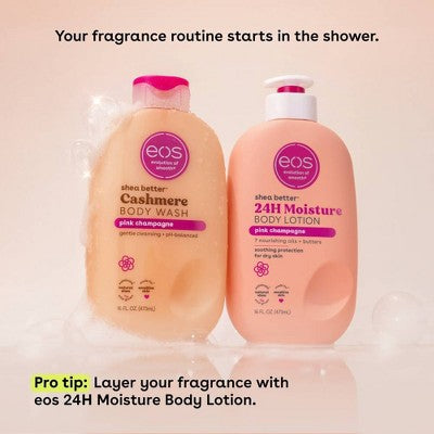 eos Shea Better Cashmere Body Wash - Pink Champagne - 16 fl oz