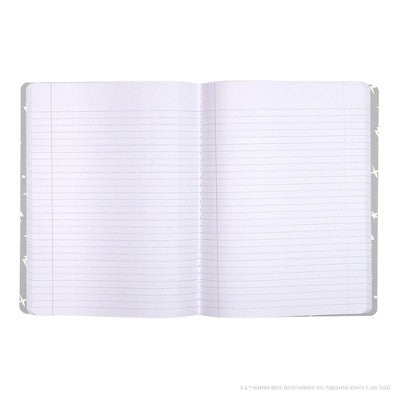 Yoobi Composition Book 7.5"x9.75" College Ruled with Pen Gray Owls
