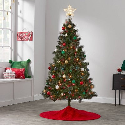 10" LED Lit Gold Wire Wrapped Star Christmas Tree Topper with Warm White Dewdrop Lights - Wondershop