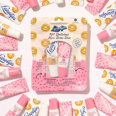 Lanolips 101 Delicious Minis Bites Lip Duo - 2ct