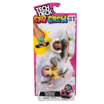 Tech Deck Sk8 Crew 2-Pack Blue/Black