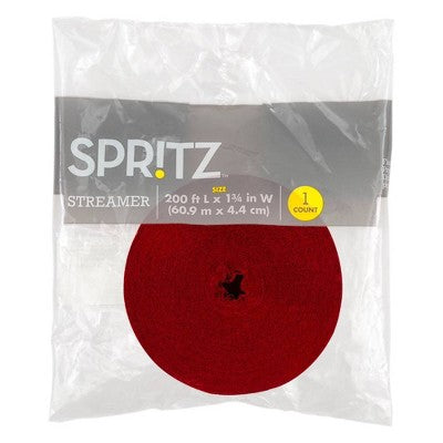 Red Crepe Streamer - Spritz