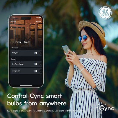 GE 4pk Cync Direct Connect Full Color A19