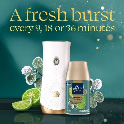 Glade Automatic Spray Air Freshener - Bergamot & Eucalyptus - 6.2oz