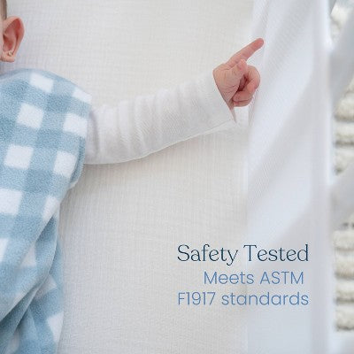 HALO Breathable Mesh Crib Liner, Full Size Crib - Classic, White