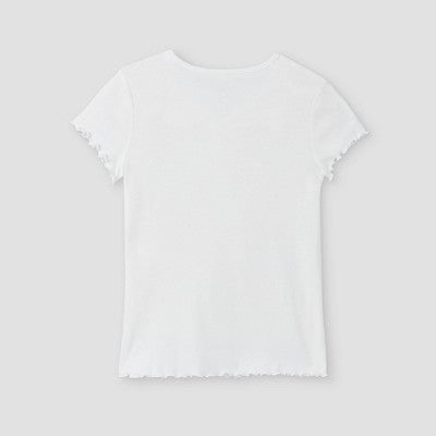 Girls' Short Sleeve T-Shirt - art class off-White XL