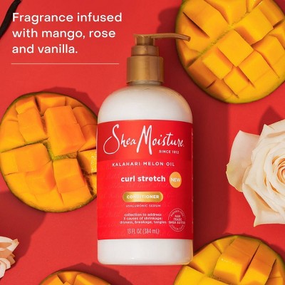 SheaMoisture Curl Stretch Conditioner Kahalari Melon Oil & Marula Oil Infused with Hyaluronic Serum for Type 4 Hair - 13 fl oz
