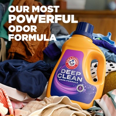 Arm & Hammer Deep Clean Odor Formula Radiant Burst Liquid Detergent 50 Loads - 75 fl oz