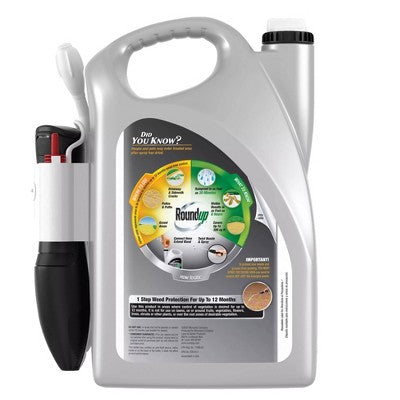 Roundup Dual Action 365 Weed & Grass Killer Plus 12 Month Preventer Vegetation Killer Wand Herbicide 128oz: Long-Term Lawn Care