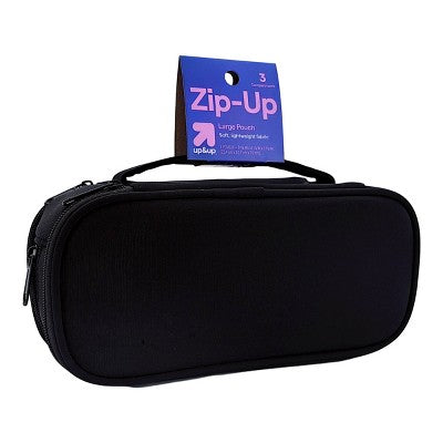 Large Multi Compartment Pouch Black - up&up
