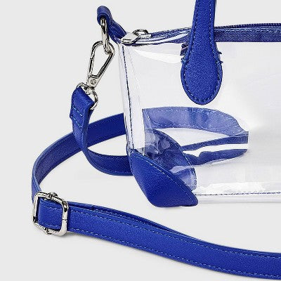 Game Day Clear Pouchette Crossbody Bag - Wild Fable Dark Blue