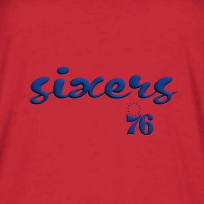 NBA Philadelphia 76ers Women's Short Sleeve Crew T-Shirt - M