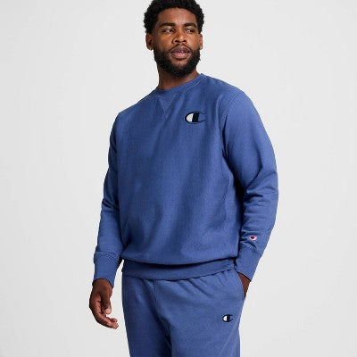 Champion Adult Sizing Iconic Embroidered Crewneck Sweatshirt S