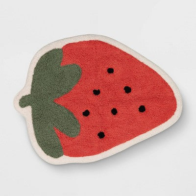 Strawberry Shaped Kids' Accent Rug - Pillowfort