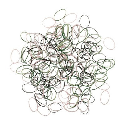 Goody Sport Forever Polyband Two Tone Hair Elastic - 150pk