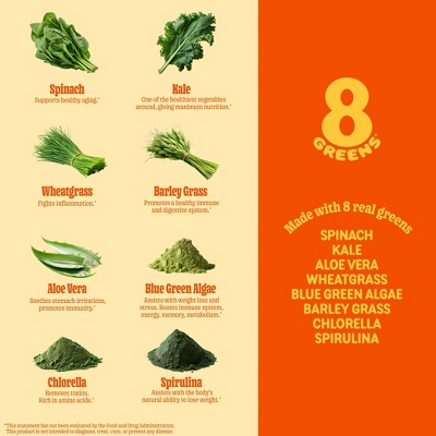 8Greens Daily Greens Fiber Gummies - 50ct