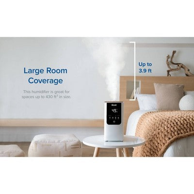 Levoit 4.5L Oasis Mist Smart Humidifier: Ultrasonic, Warm & Cool Mist, Bedroom Use, 300-500 sq. ft., No Filter Needed
