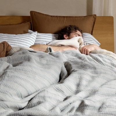 Desert Stripe Bed Blanket Queen/King Cove - Parachute for Target