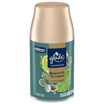Glade Automatic Spray Air Freshener - Bergamot & Eucalyptus - 6.2oz