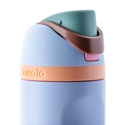 Owala 16oz Kids' FreeSip Stainless Steel Water Bottle - Periwinkle Twinkle
