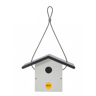 Birds Choice 7" Modern Farmhouse Wren House Black & White
