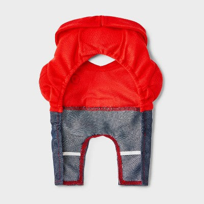 Target Team Member Jeans Dog and Cat Frontal Costume - Boots & Barkley Red S