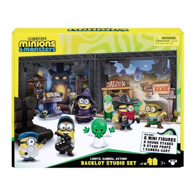 Illumination's Minions & Monsters Figure 6-pack Backlot Studio Set