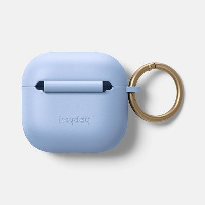 AirPods Pro (1/2 Generation) Recycled Silicone Case - heyday Periwinkle Blue: Lightweight, Wireless Charging, Carabiner