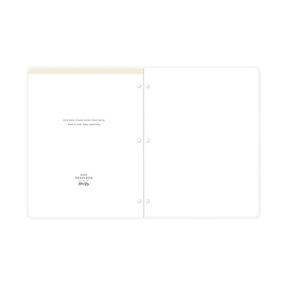 Day Designer 8.5"x11" 2026-2027 Planner Capri Clear Monthly Stapled