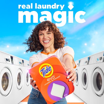 Tide EVO Spring Blast Laundry Detergent Tablets - 42ct: Odor Control, Cold Water Detergent, Bleach-Free