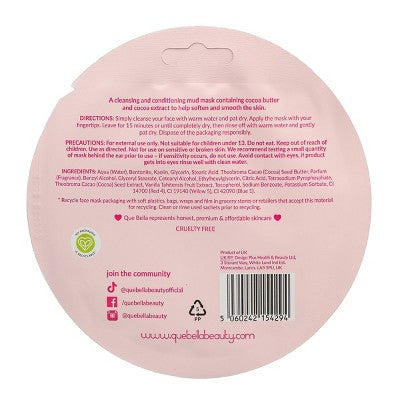 Que Bella Chocolate Mud Face Mask - 0.35oz