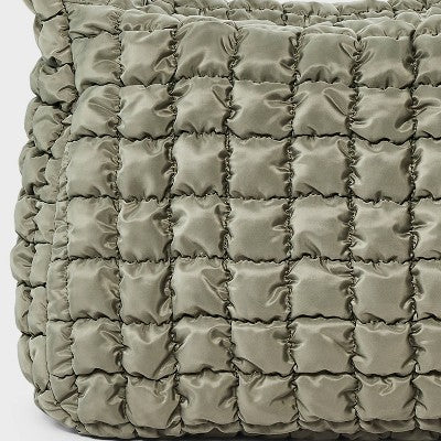 Puffer Hobo Shoulder Bag - Wild Fable Green