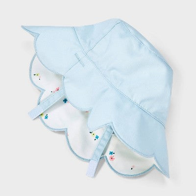 Toddler Girls' Floral Scallop Reversible Bucket Hat - Cat & Jack 2T-5T