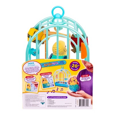 Little Live Pets Indie Real Bird and Cage