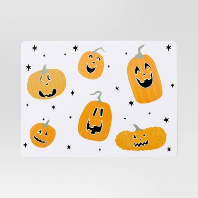 Halloween Pumpkin Interactive Placemat Orange - Hyde and EEK! Boutique