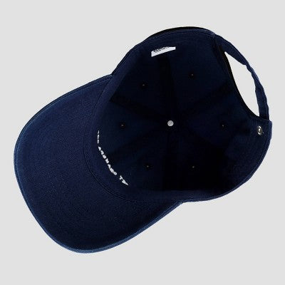 Wemco Men's Best Dad Ever Print Cotton Baseball Hat - Navy Blue