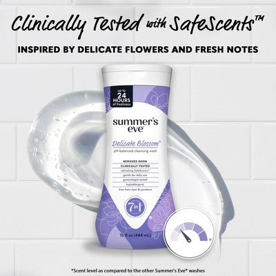 Summer's Eve Delicate Blossom Feminine Cleansing Wash - 15 fl oz