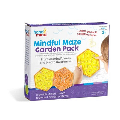 Hand2Mind Mindful Maze Garden Pack: Educational Plastic Teaching Aid for Toddlers and Preschoolers