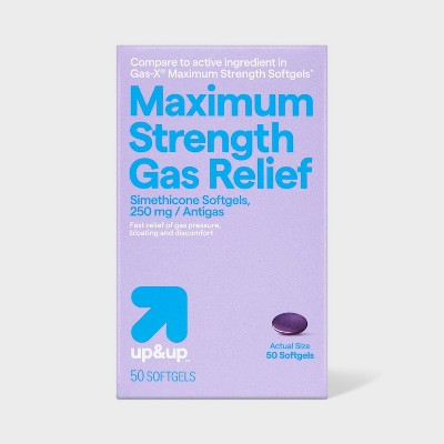 Maximum Strength Gas Relief Softgels - 50ct - up&up