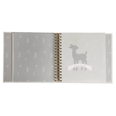 Pearhead Square Baby Memory Book - Woodland Print: Hardcover Family Relationships Book