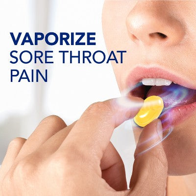 Vicks VapoCOOL Severe Cough Drops - Honey Lemon Chill - 45ct