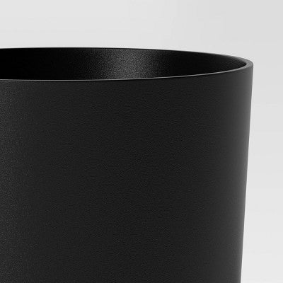 Recycled Resin Indoor Outdoor Planter Pot Black 6"x6"x6" - Room Essentials