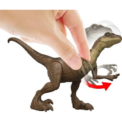 Jurassic World Jurassic Park I II and III Velociraptor Trilogy Set, 3 Action Figures with Attack