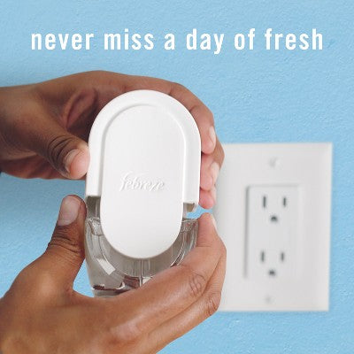 Febreze Odor-Fighting Plug Air Freshener Dual Refill Juicy Summer Peaches - 2ct: Oil, Electric, Air Freshener Refills