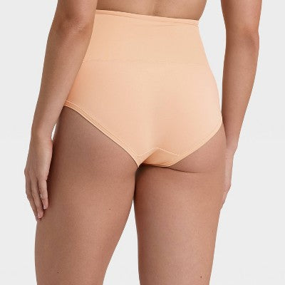 Maternity 2pk Luxe Stretch Over the Belly Bikini Underwear - Auden Black/Pearl Tan 2X