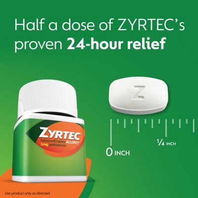 Zyrtec Adult Treatment 5mg Cetirizine Tablet - 35ct