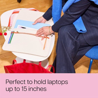 Noted by Post-it Hybrid Laptop Messenger Bag with Two Removable Straps