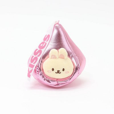 Anirollz Mini Plush Outfitz Toy: Pink Metallic Kisses