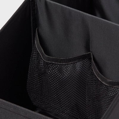 Small Transportable Storage Black - Brightroom: Car & Trunk Organizer, Automotive Accessories, Polyester, 16"x10"x8"